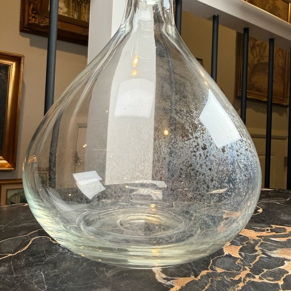 Vintage MCM Glass Wine Decanter Mid Century Modern Design - Picture 7 of 12